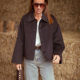 DUSTINE BROWN AUTUMN COAT