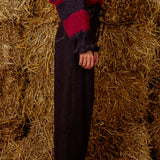 BALLOON DARK BLUE WIDE LEG JEANS Y3359-2