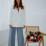 SOPHIE WHITE LACE BLAZER