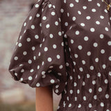 CODY BROWN POLKADOTS BLOUSE