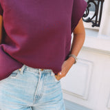 FRANNY BURGUNDY SWEATER