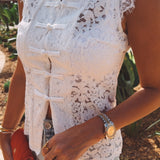 NACAR WHITE LACE BLOUSE