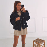 JUNESSA DARK BLUE DENIM JACKET