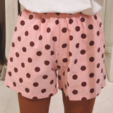 ULYSSA PINK POLKADOTS SHORT