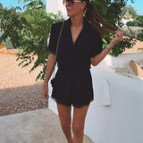 TALAMANCA BLACK TWO-PIECE SET
