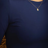 LEITH DARK BLUE LONGSLEEVE SHIRT