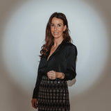 GLITZ & GLAM BLACK SEQUIN SKIRT