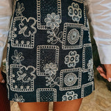 SOL MIO DARK BLUE SKIRT