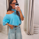FEZ LIGHT BLUE CUT-OUT PULL