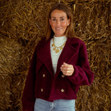 QUINLEY SOFT BORDEAUX JACKET