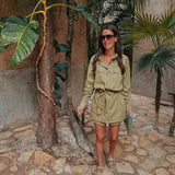 VALIOSA KHAKI DRESS
