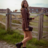 KENTUCKY BROWN TWO-PIECE SET