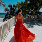 MAR DE LUNA ORANGE DRESS