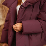ANOUSHKA'S FAVOURITE BURGUNDY AUTUMN JACKET