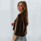 JOLIEN BROWN SPRING SWEATER