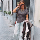 ODESSA DARK GREY T-SHIRT