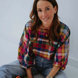 RAINBOW MOSAIC MULTICOLOR BLOUSE