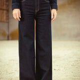 DARK BLUE WIDE LEG JEANS 3250