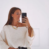 DANIQUE ECRU BLOUSE