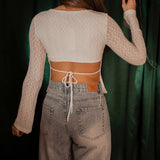 AURORA ECRU FLOWER BLOUSE