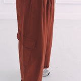 MARTHA TERRACOTTA CARGO BALLOON PANTS
