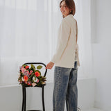 SOPHIE BEIGE LACE BLAZER