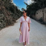 MAZATLAN LIGHT PINK DRESS