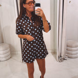 WENDY BROWN POLKADOTS PLAYSUIT