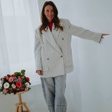 HANNAH LIGHT GREY BLAZER