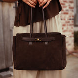 SANTA FE BROWN SUEDE BAG