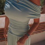 HANANE MINT GREEN MAXI DRESS