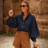 ZADIE CAMEL SUEDE STUDS SHORT