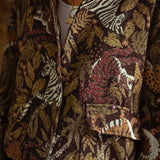 JUNGLE FEVER BROWN BOMBER JACKET