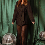 NIGHT FEVER BLACK BLAZER