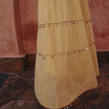 NOUR YELLOW LAYER DRESS