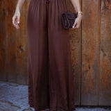 SATIN SOUL BROWN PANTS