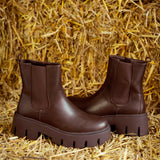 NASH BROWN LEATHER BOOTS