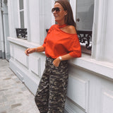 RONJA RED CUT-OUT T-SHIRT