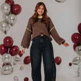DARK BLUE BALLOON JEANS 251