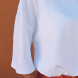 ALEJANDRA WHITE OVERSIZED T-SHIRT