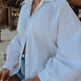 MARGARITA WHITE OVERSIZED BLOUSE