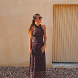 ALEIRA BROWN POLKADOTS TWO-PIECE SET
