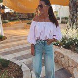 SANLUCAR LIGHT PINK BLOUSE