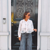CLEOME WHITE LACE BLOUSE