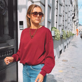 XANTHE BORDEAUX MUSTHAVE SWEATER