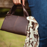 EMMA BROWN LEATHER BAG