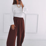 ANGELINA WHITE LONGSLEEVE SHIRT