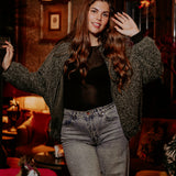 FOREST NIGHT GREEN ZIP JACKET