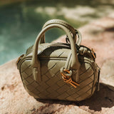 MEXO MINT GREEN WOVEN BAG