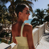 NABILA ALLURE YELLOW ONE SHOULDER DRESS
